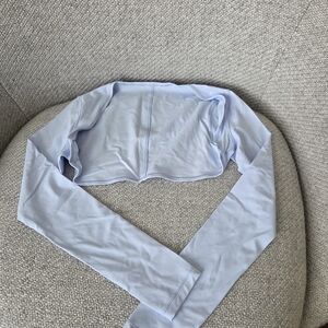 lululemon athletica Light Blue Crop Top